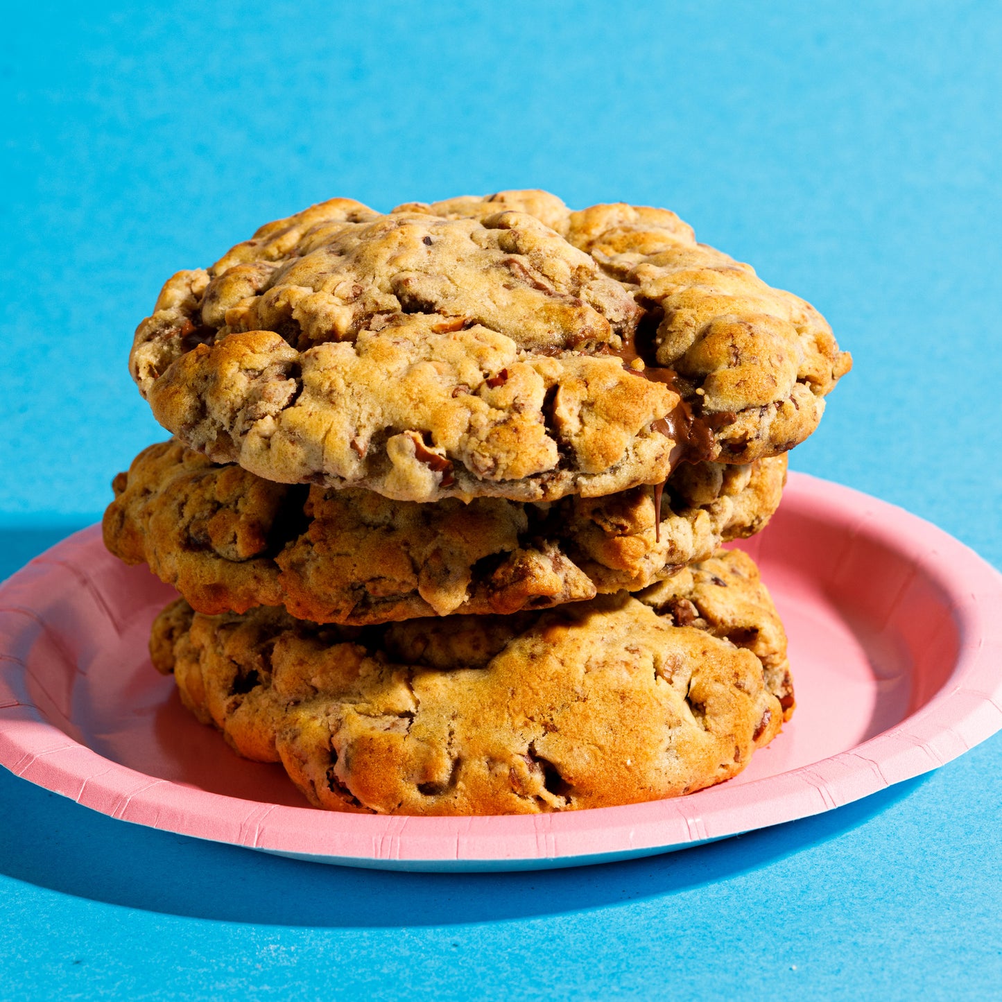Nutella Stuffed Milk Chocolate Hazelnut Cookie