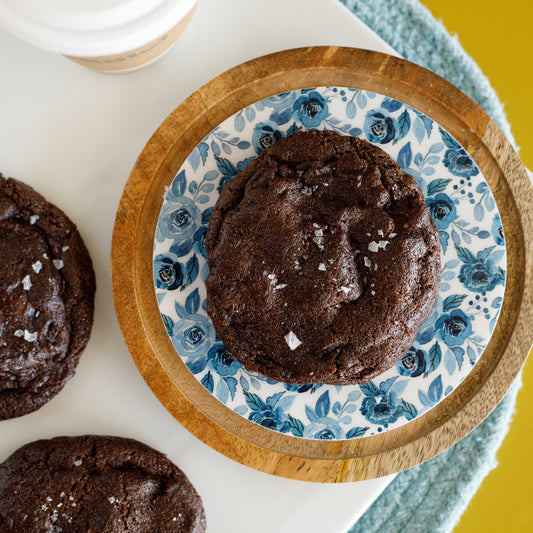 Salted Double Chocolate Chunk Cookie