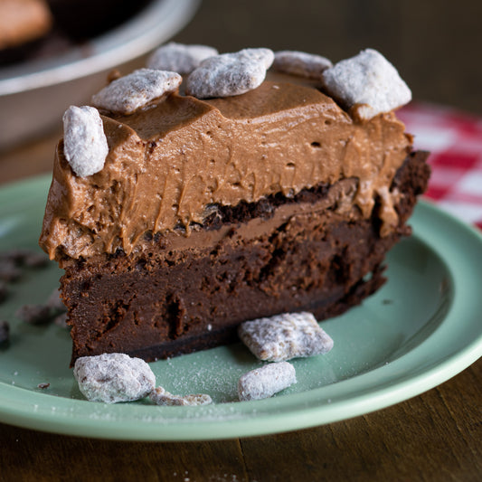 Peanut Butter Brownie Pie