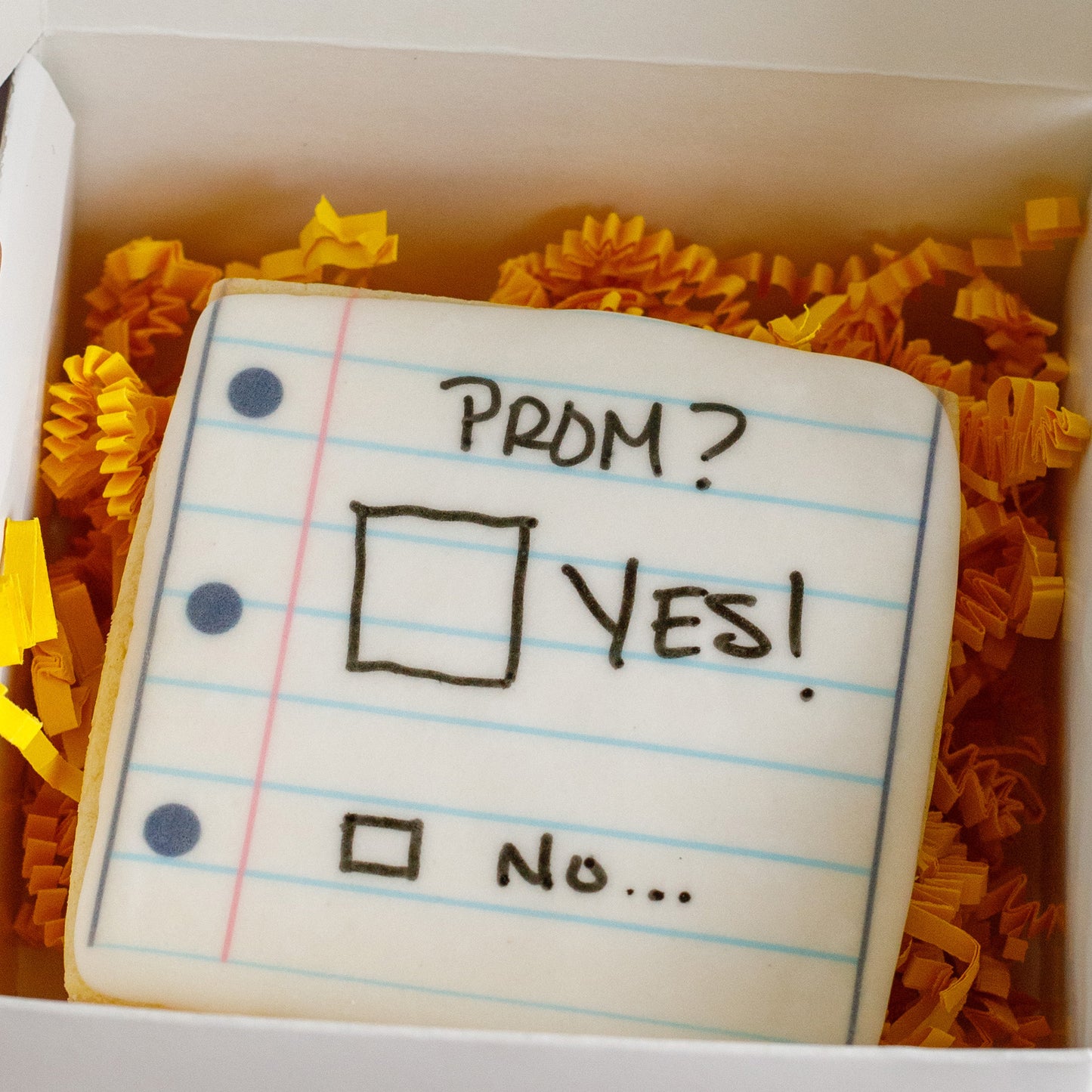 PromPosal Cookie with Marker (One Cookie)