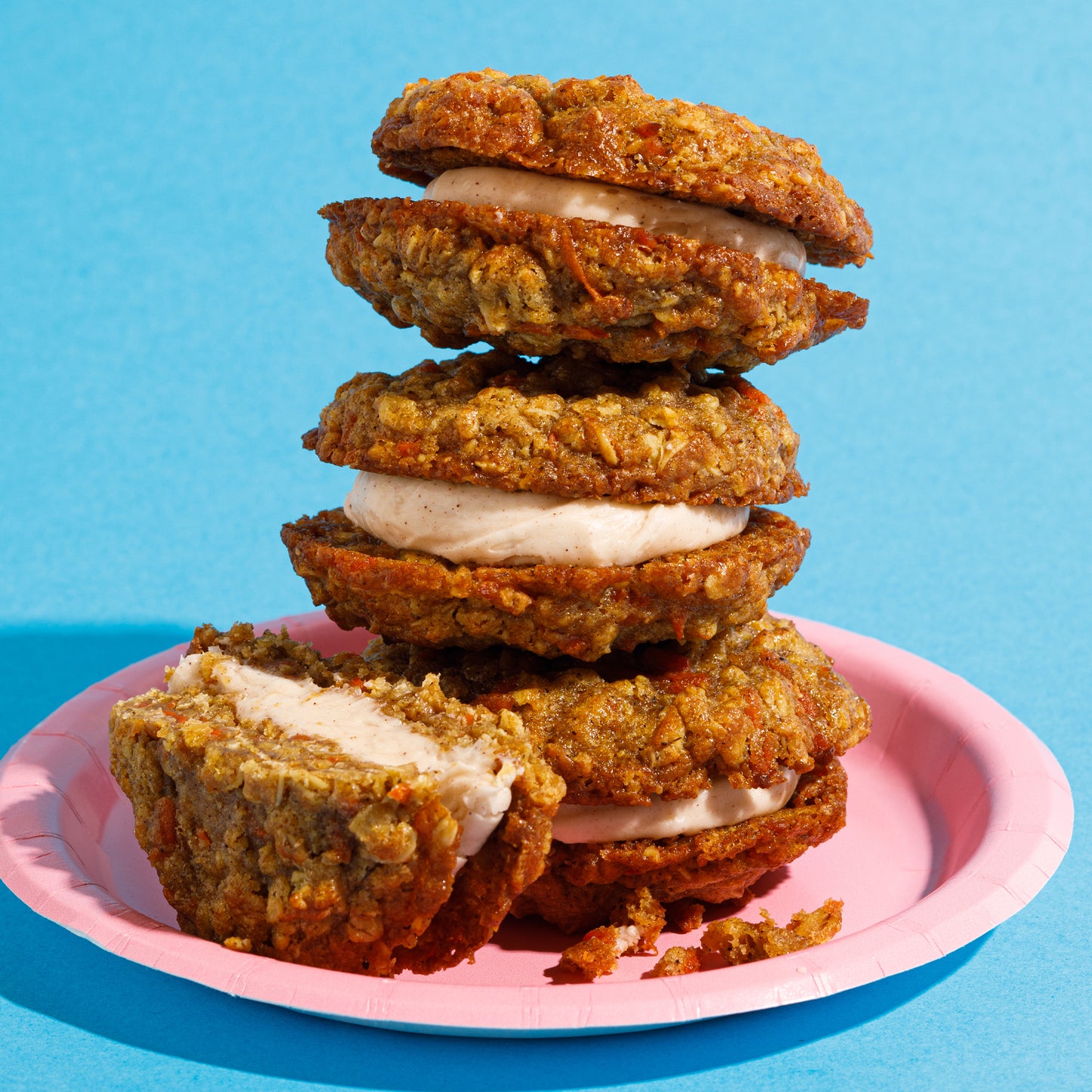 Carrot Cake Sandwich Cookie