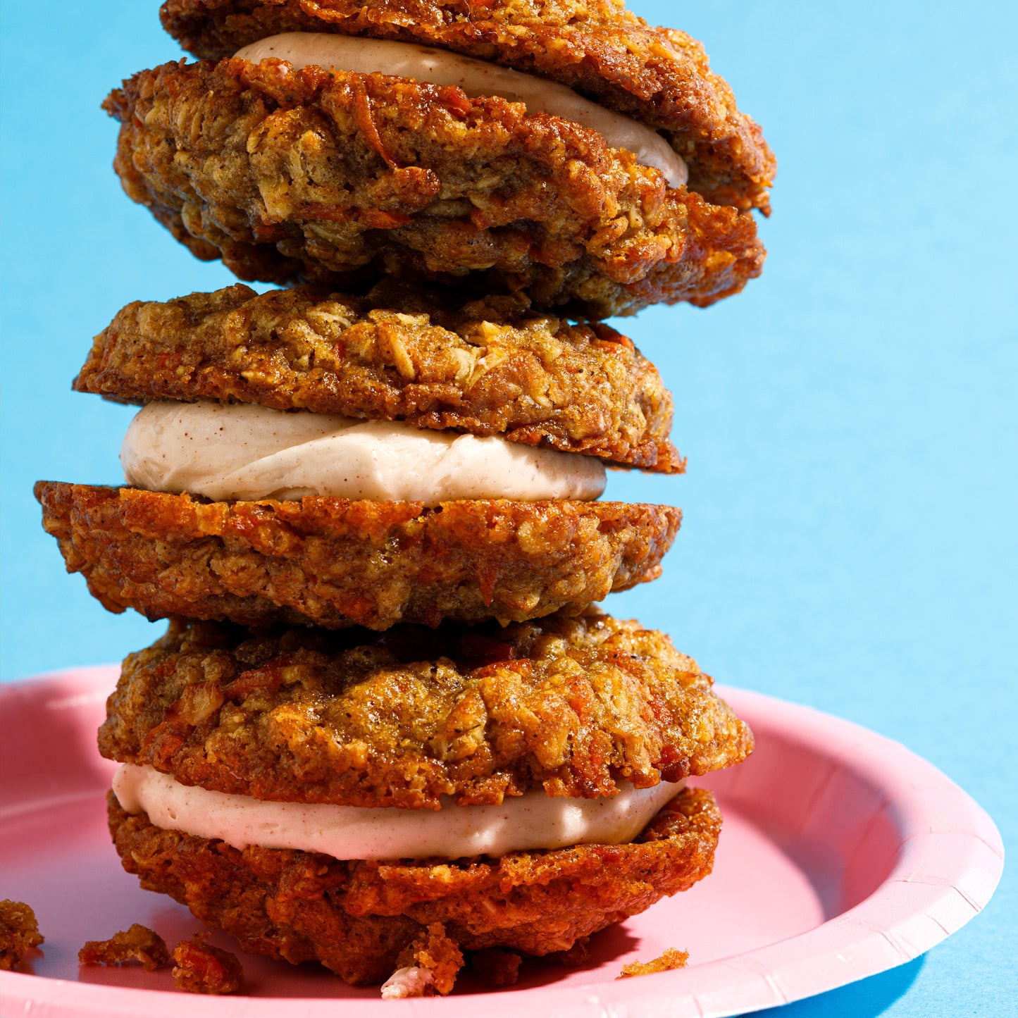 Carrot Cake Sandwich Cookie