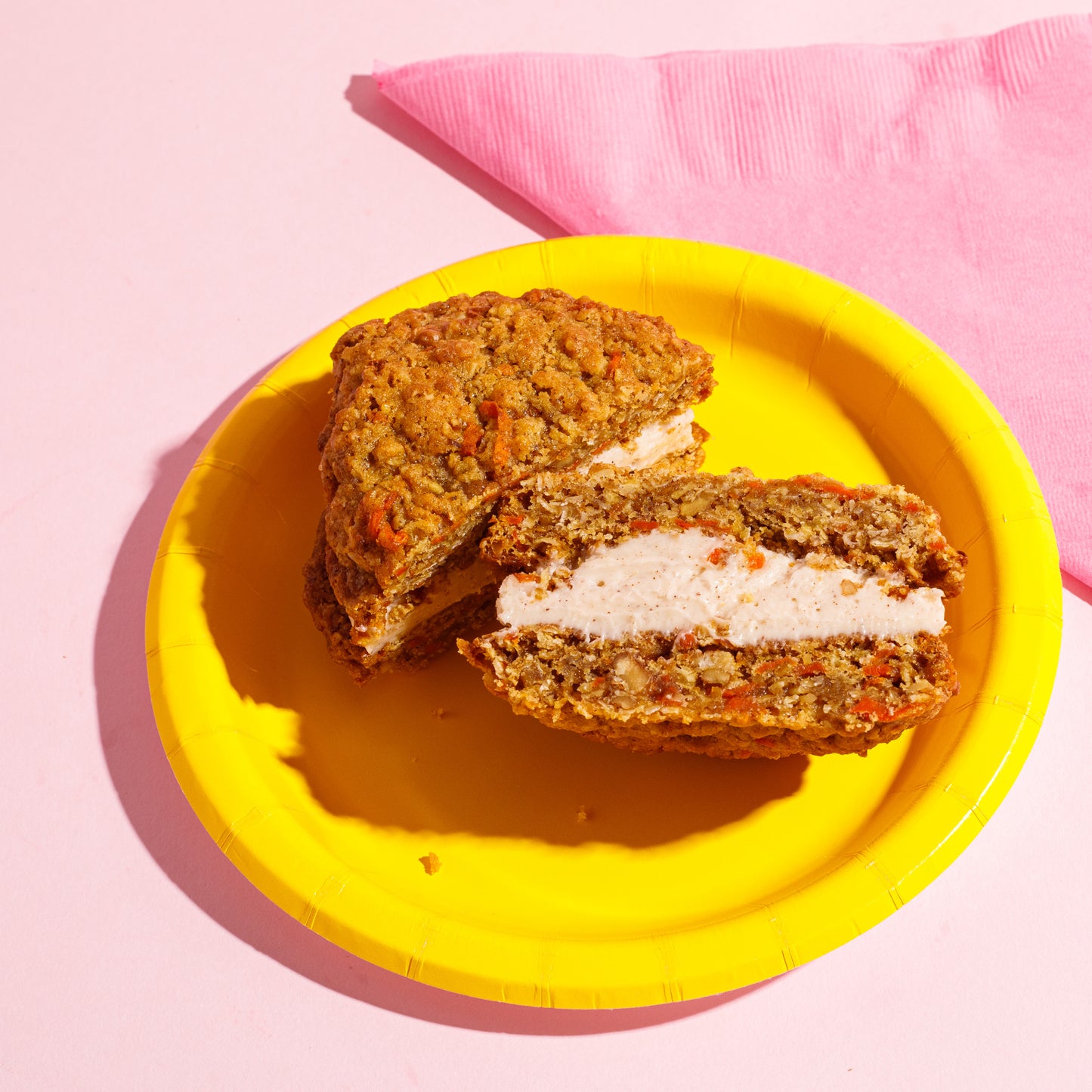 Carrot Cake Sandwich Cookie